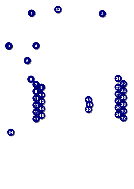 Basketball Schedule Club Flyer Front Field Markers