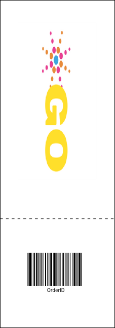 Ice Skating Event Ticket Product Back