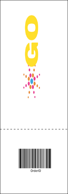 All Purpose Modern Raffle Ticket Product Back
