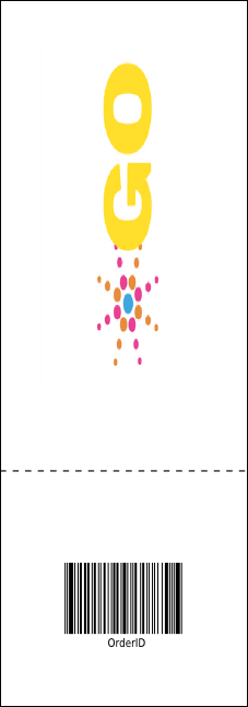 Dinosaur Illustrated Raffle Ticket Product Back