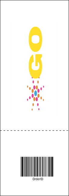 All Purpose Blue Raffle Ticket Product Back