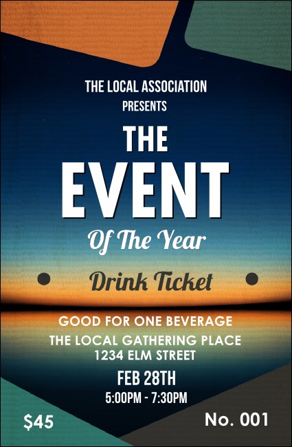 All Purpose Horizon Drink Ticket Product Front