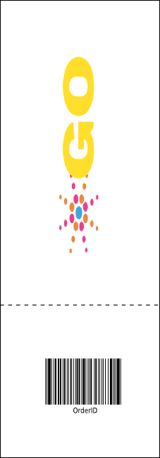 Rainbow Raffle Ticket Product Back