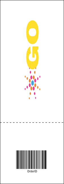 Anime Raffle Ticket Product Back