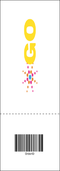 Cupcake Raffle Ticket Product Back