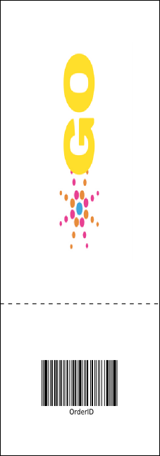 German Raffle Ticket Product Back