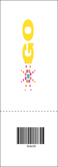 German Flag Raffle Ticket Product Back