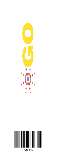 Outer Space Raffle Ticket Product Back