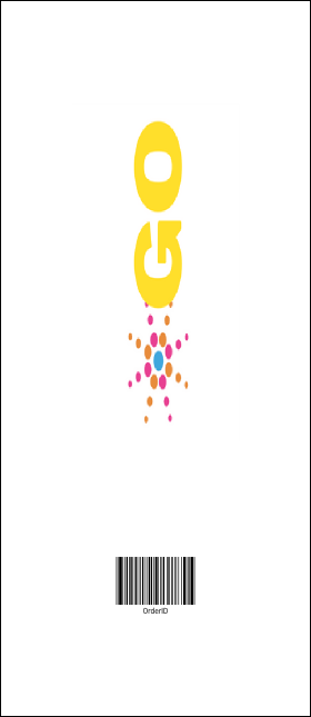 Run for a Cause (Yellow) VIP Event Badge Large Product Back