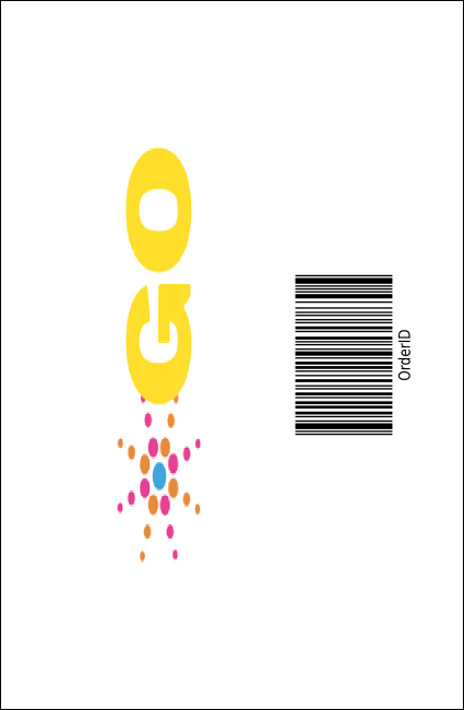 Run for a Cause (Yellow) VIP Event Badge Small Product Back