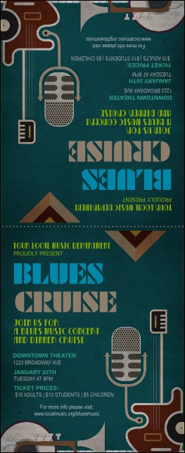 Blues Table Tent