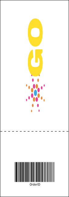 All Purpose Geometric Reserved Event Ticket Product Back