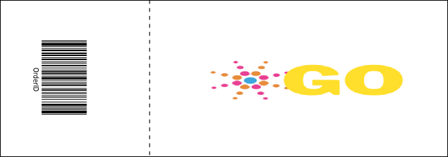 Image Upload Polaroid Reserved Event Ticket Product Back