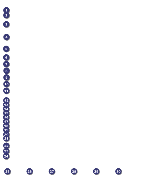 Nightclub Blue Flyer Front Field Markers