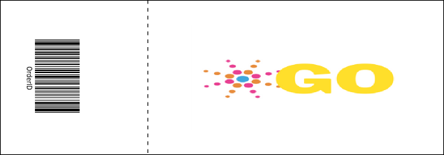 Art Canvas Reserved Event Ticket Product Back