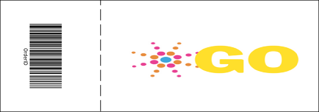 Christmas Reindeer 001 Reserved Event Ticket Product Back