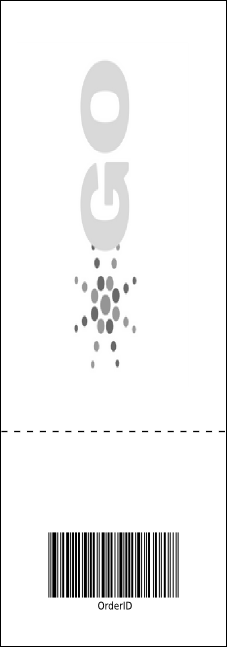 All Purpose Skyline Black and White Event Ticket Product Back