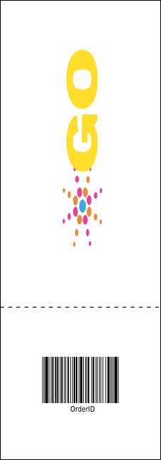 Fall Simple Raffle Ticket Product Back