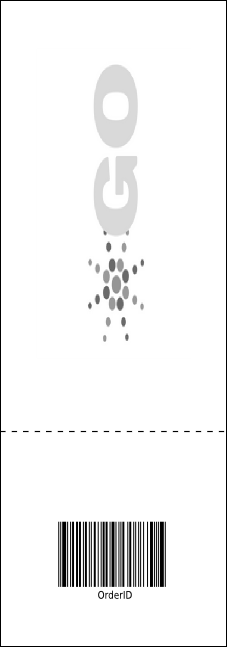 All Purpose Triangles 2 Black and White Raffle Ticket Product Back