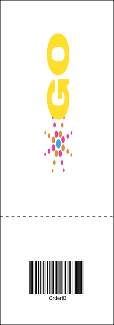 Swim Meet Raffle Ticket Product Back