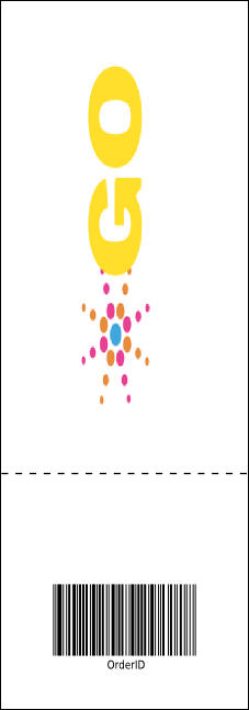 Yellow Rose Event Ticket with image upload Product Back