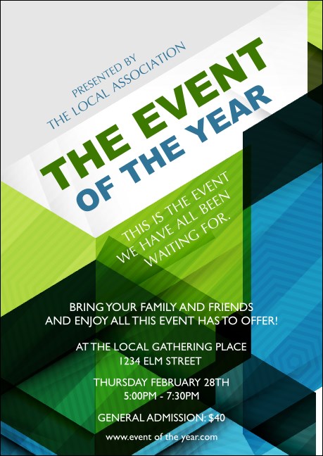 All Purpose Hex Postcard Mailer Product Front