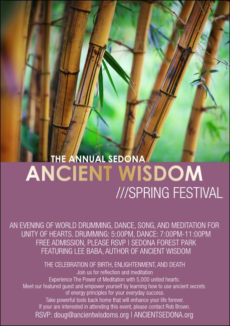 Bamboo  Postcard Mailer