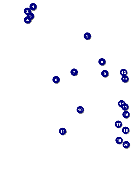 Oakland  Postcard Mailer Front Field Markers