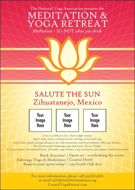 Lotus Flower Postcard Mailer