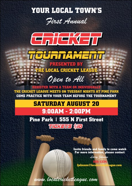 Cricket 2 Postcard Mailer Product Front
