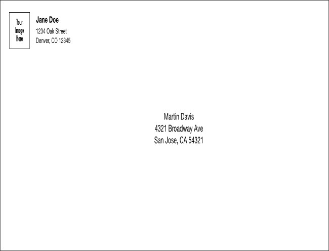 Custom #10 Envelope