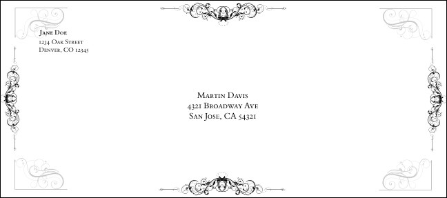 Black Tie Gala #9 Envelope Product Front