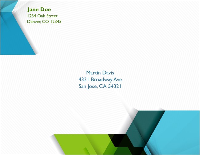 All Purpose Hexagon A2 Envelope Product Front