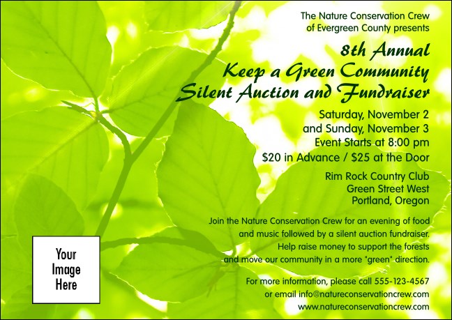 Nature Series - Green Leaves Postcard