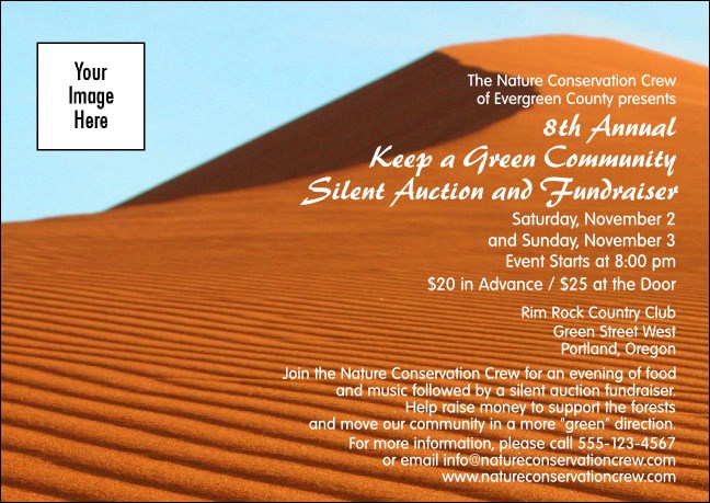 Nature Series - Desert Postcard Product Front