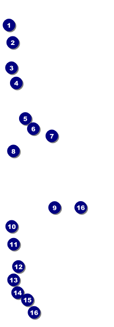 Pirate Ship Purple and Yellow Event Ticket Front Field Markers