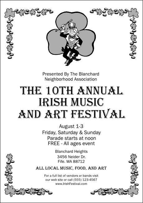 St. Patrick's Day Postcard Product Front