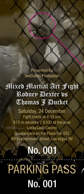 Mixed Martial Arts (Green) Hang Tag Product Front