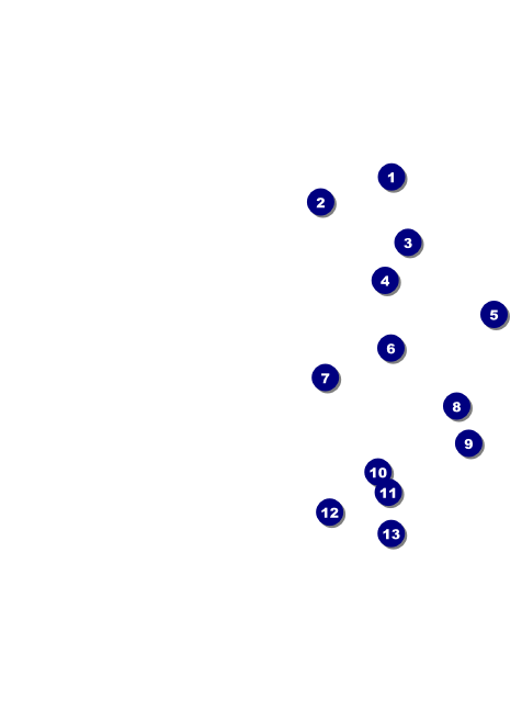 Hip Hop Green Invitation Front Field Markers