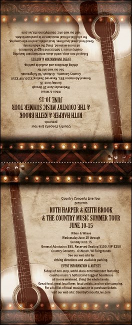 Natural Riffs Table Tent