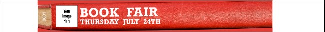 Book Fair Premium Synthetic Wristband Product Front