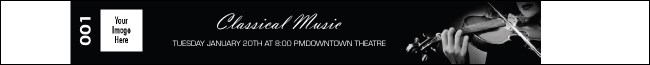 Classical Music Premium Synthetic Wristband Product Front