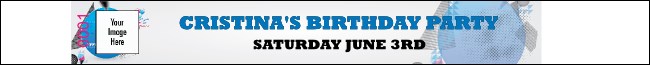 Birthday Party Geometric Premium Synthetic Wristband