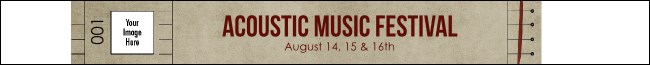 Acoustic Strings Premium Synthetic Wristband Product Front