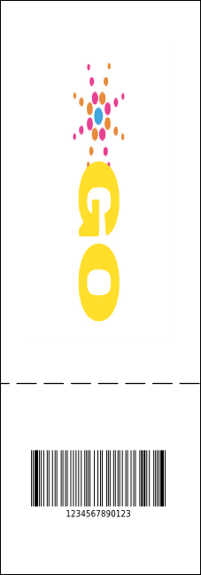 All Purpose Clouds QR Event Ticket Product Back