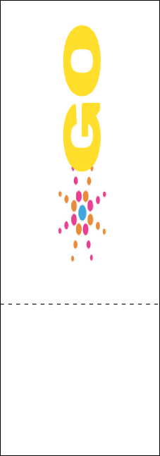 Faded Colors QR Event Ticket Product Back