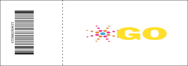 Mask QR Event Ticket Product Back