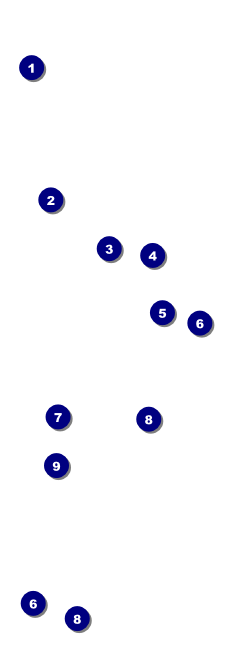 Red and Silver QR Event Ticket Front Field Markers
