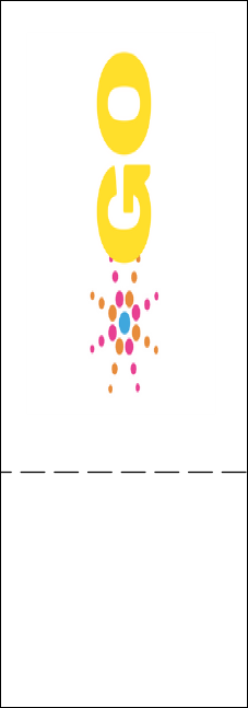 Rock Concert Blue QR Event Ticket Product Back