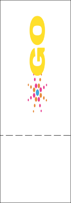 Run for a Cause Pink QR Event Ticket Product Back
